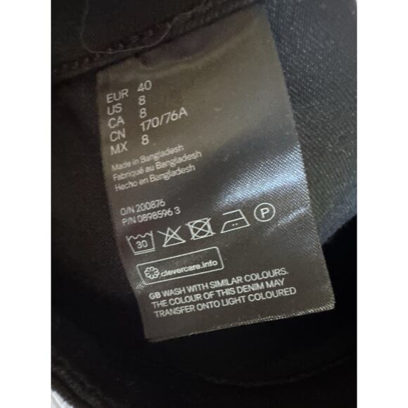 NWT Who What Wear Target High Waisted Tapered Pants Jeans Acid Wash Women's Sz 2 - Picture 4 of 8